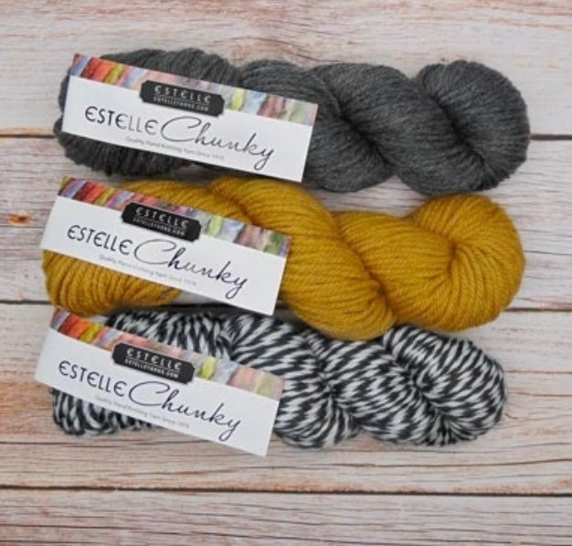 3 skeins of chunky yarn