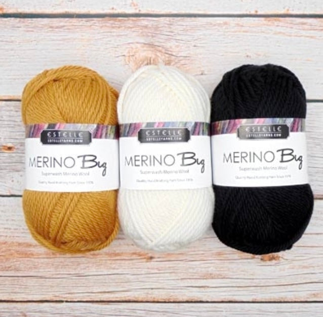 3 balls of bulky yarn