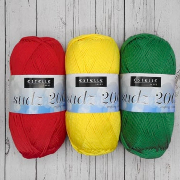 3 balls of cotton yarn