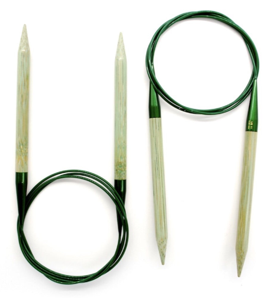 2 fixed circular knitting needles