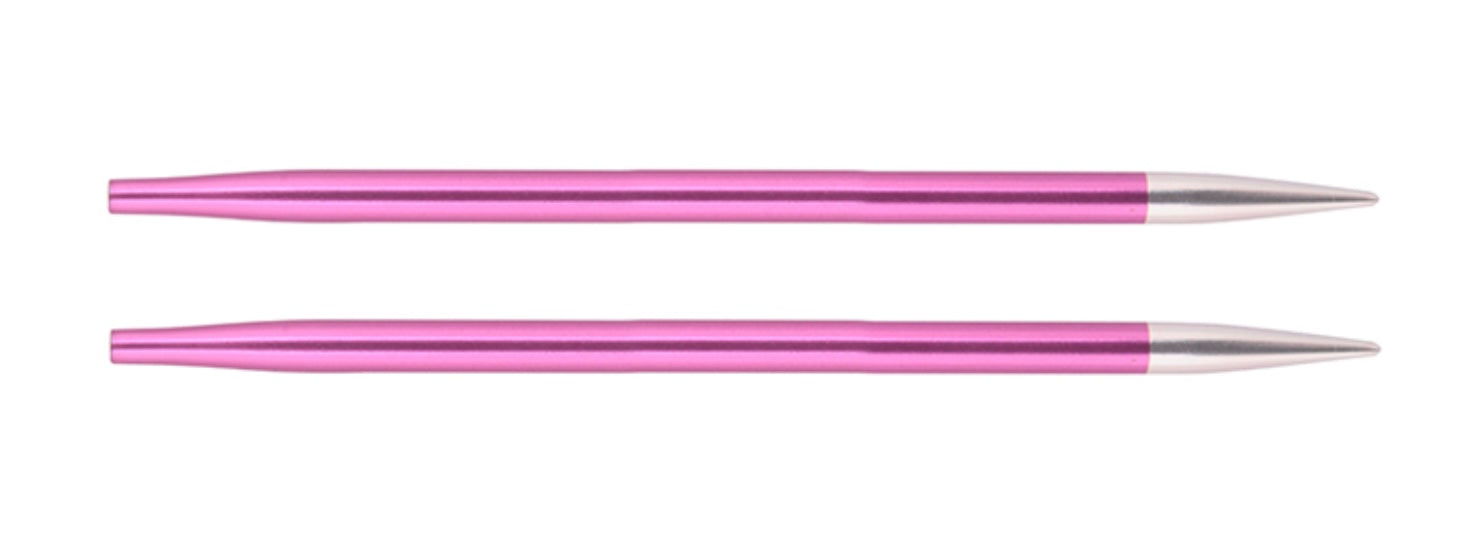 pair of interchangeable knitting needles