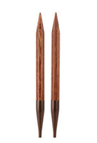 pair of ginger interchangeable knitting needles