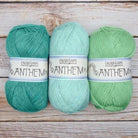 3 balls of acrylic yarn