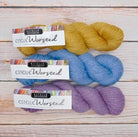 3 skeins of worsted yarn