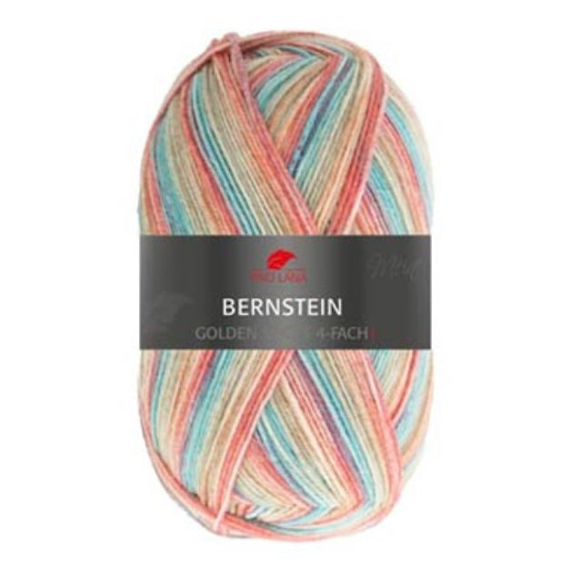 ball of self stripping yarn