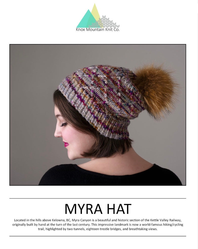 woman wearing knit hat