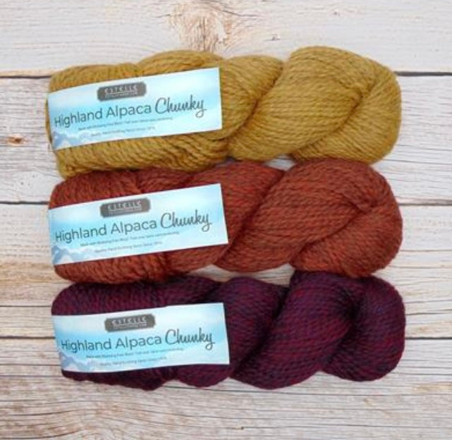 3 skeins of chunky yarn
