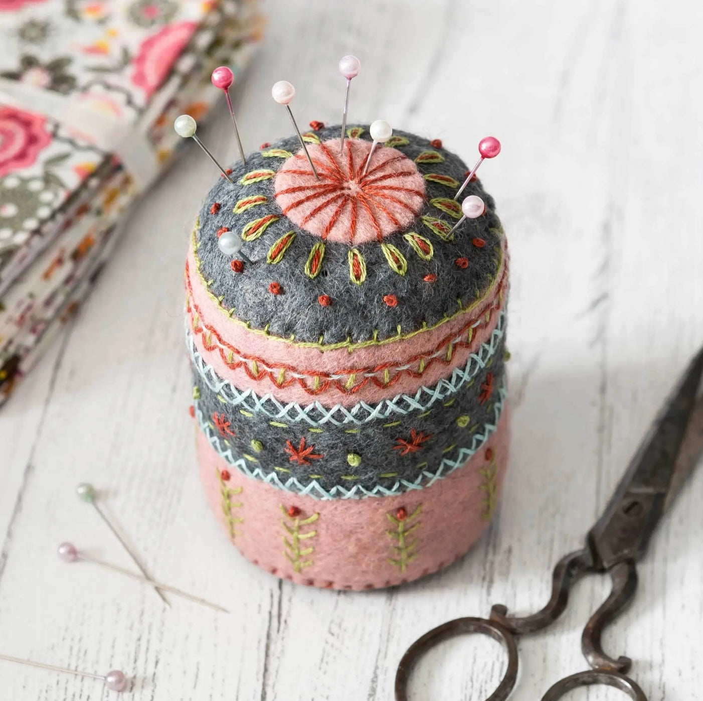 pin cushion made from felt